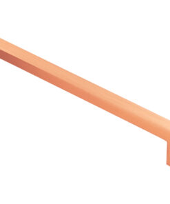 Fingertip Block Cabinet Pull Handles (160mm C/C), Satin Copper