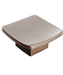 Fingertip Novus Cupboard Knob, Satin Nickel