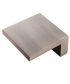 Fingertip Gamma Cupboard Knob, Satin Nickel