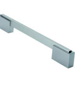 Fingertip Aria Cupboard Pull Handle (160mm, 223mm Or 320mm C/C), Polished Chrome & Matt Satin Chrome
