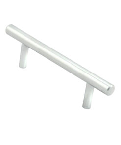 Fingertip Mini T Bar Cabinet Pull Handle (64mm C/C), Polished Chrome