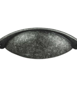 Traditional Cupboard Cup Pull Handle (64mm C/C), Pewter