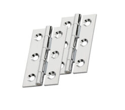 Fingertip Cabinet Hinges (50mm x 28mm OR 64mm x 35mm), Polished Chrome (sold in pairs)