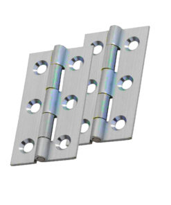 Fingertip Cabinet Hinges (50mm x 28mm OR 64mm x 35mm), Self Coloured (sold in pairs)