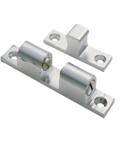 Fingertip Design Double Ball Catch - Satin Chrome Finish