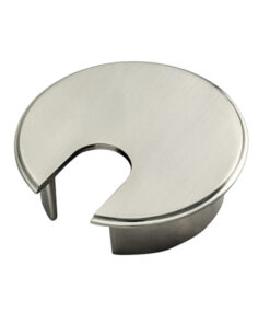 Heavy Pattern Desk Cable Tidy, Satin Nickel