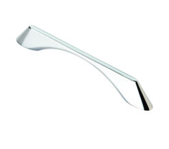 Fingertip Cebi Morini Cabinet Pull Handle (160mm C/C), Polished Chrome