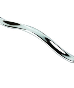 Fingertip Cebi Salassi Cabinet Pull Handle (192mm C/C), Polished Chrome