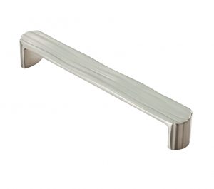 Fingertip Cadurci Cabinet Pull Handle (160mm C/C), Satin Nickel