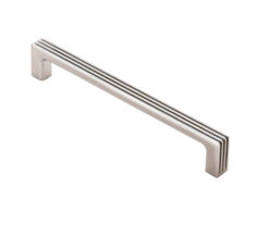 Fingertip Darini Cabinet Pull Handle (160mm C/C), Satin Nickel