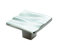 Fingertip Serdi Square Cupboard Knob (44mm x 44mm), Polished Chrome