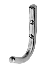 Eurospec Coat Hook, Polished Or Satin Stainless Steel