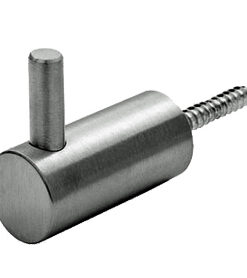 Eurospec Concealed Fix Coat Hook, Polished Or Satin Stainless Steel