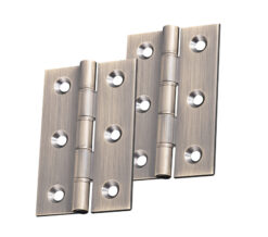 3 Or 4 Inch Double Washered Hinges, Antique Brass (sold in pairs)