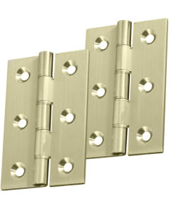 3 Or 4 Inch Double Washered Hinges, Satin Brass (sold in pairs)