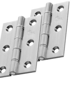 3 Inch Double Washered Hinges, Satin Chrome  (sold in pairs)