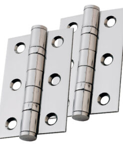 Eurospec 3 Inch Ball Bearing Hinges, Polished Chrome, Electro Brass Or Satin Nickel  (sold in pairs)