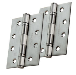 Eurospec Enduro 4 Inch (76mm Width) Fire Rated Grade 11 CE Ball Bearing Hinges, Polished Or Satin Stainless Steel Finish (sold in pairs)