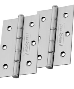 Eurospec 3 Inch Stainless Steel Washered Hinges, Polished Or Satin Stainless Steel Finish  (sold in pairs)