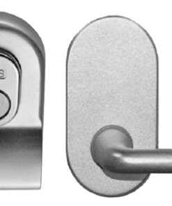 Eurospec Euro Security Cylinder Pull With Mini Lever, Polished Chrome Or Satin Chrome