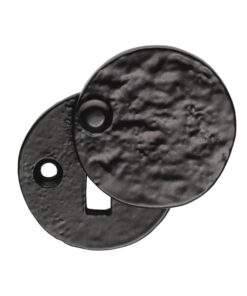 Ludlow Foundries Standard Profile Oval Shape Escutcheon, Black Antique