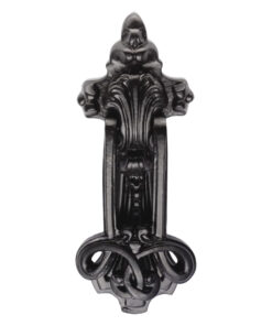 Ludlow Foundries Ornate Door Knocker, Black Antique