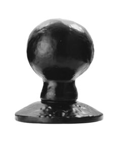 Ludlow Foundries Ball Shape Mortice Door Knob, Black Antique  (sold in pairs)