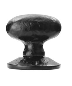 Ludlow Foundries Oval Shape Mortice Door Knob, Black Antique (sold in pairs)