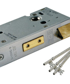 Eurospec Architectural 3 Lever Sash Locks, Silver Or Brass Finish Standard (With Optional Extra Finish Face Plates)