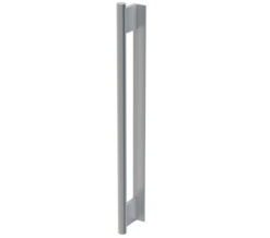 Lucia GST Pull Handle For Sliding Doors (450mm), Aluminium Stainless Steel Effect