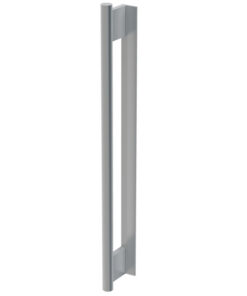 Lucia GST Pull Handle For Sliding Doors (450mm), Aluminium Stainless Steel Effect