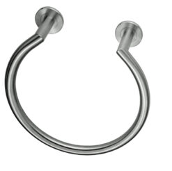 De L'eau Towel Ring, Stainless Steel