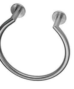 De L'eau Towel Ring, Stainless Steel