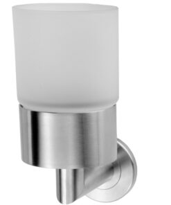 De L'eau Single Tumbler Holder, Stainless Steel