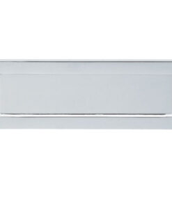 Plain Letter Plate (Multiple Sizes), Polished Chrome