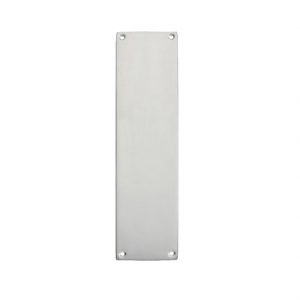 Finger Plate (298mm x 73mm), Satin Chrome