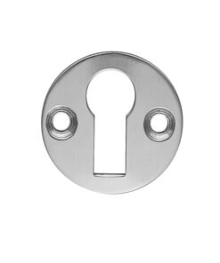 Round Flat Standard Profile Escutcheon (31mm Diameter), Satin Chrome