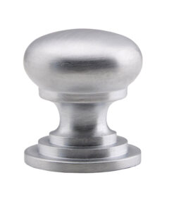 Fingertip Victorian Cupboard Knob (25mm, 32mm, 38mm, 42mm OR 50mm), Satin Chrome