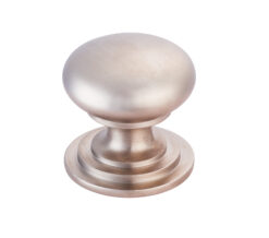 Fingertip Victorian Cupboard Knob (25mm, 32mm, 38mm, 42mm OR 50mm), Satin Nickel