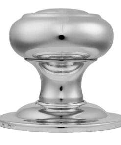Centre Door Knob, Polished Chrome