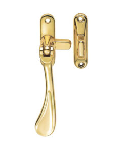 Window Fasteners Reversible Casement - Polished Brass