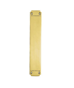 Laurin Finger Plate (370mm x 64mm), Polished Brass