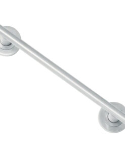 Serozzetta 15mm Dia. Designer Pull Handle On Rose (225mm C/C), Satin Chrome