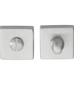 Manital Bathroom Turn & Release On Square Rose, Satin Chrome  (Sold In Singles)