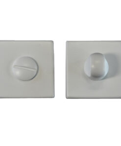 Manital Bathroom Turn & Release On Square Rose, White Finish  (Sold In Singles)