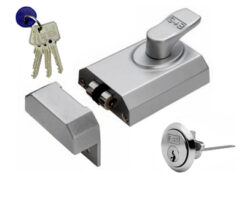 Eurospec Rollerbolt Nightlatches (60mm Back Set), Polished Or Satin Chrome Or Polished Brass