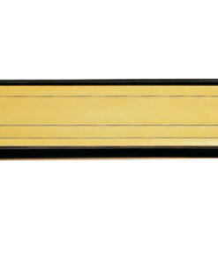 Sleeve Letter Plate (300mm x 69mm), Gold Anodised Aluminium