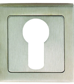 Eurospec Euro Profile Stainless Steel Escutcheons, Polished & Satin Dual Finish