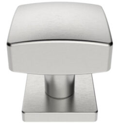 Eurospec Square Centre Door Knob - Satin Stainless Steel