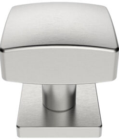 Eurospec Square Centre Door Knob - Satin Stainless Steel